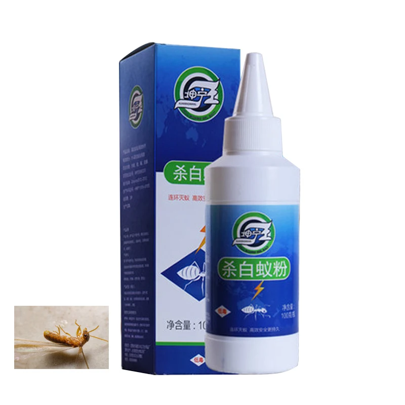 

KUNNINGWANG 100 Gram Termites Eliminate Killing Powder Bait Pest Control Pest Reject Mouse Trap Ant Medicine Effects Destroy