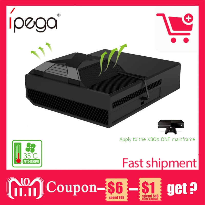 

iPega PG-X010 PG X010 Auto-Sensing Intercooler Temperature Control Fan External Cooling Fan USB Power Supply for XBox One Xiaomi