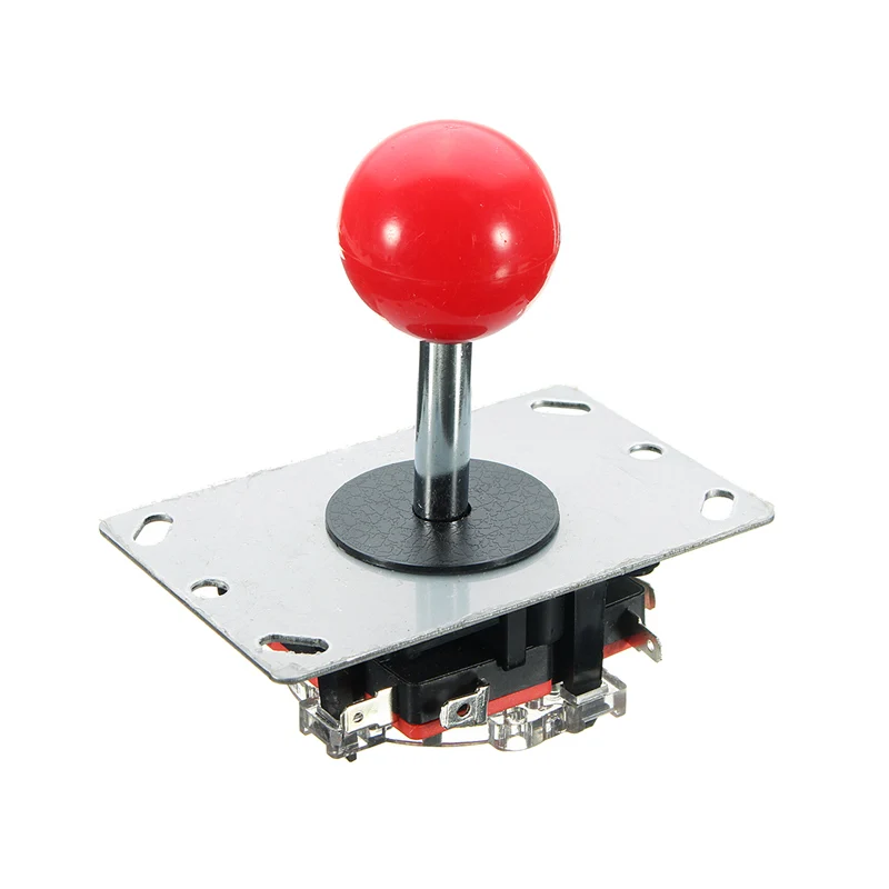 Zero Delay Arcade Джойстик DIY светодиодный USB энкодер + ДЖОЙСТИК блестящие кнопки кабели