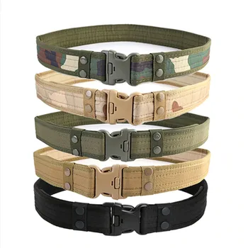 

Tactical Adjustable Camo Belt 2 Inch Military Hunting Waist Belts Outdoor Airsoft Army Waistband Unisex Utility 130cm Wild Belt