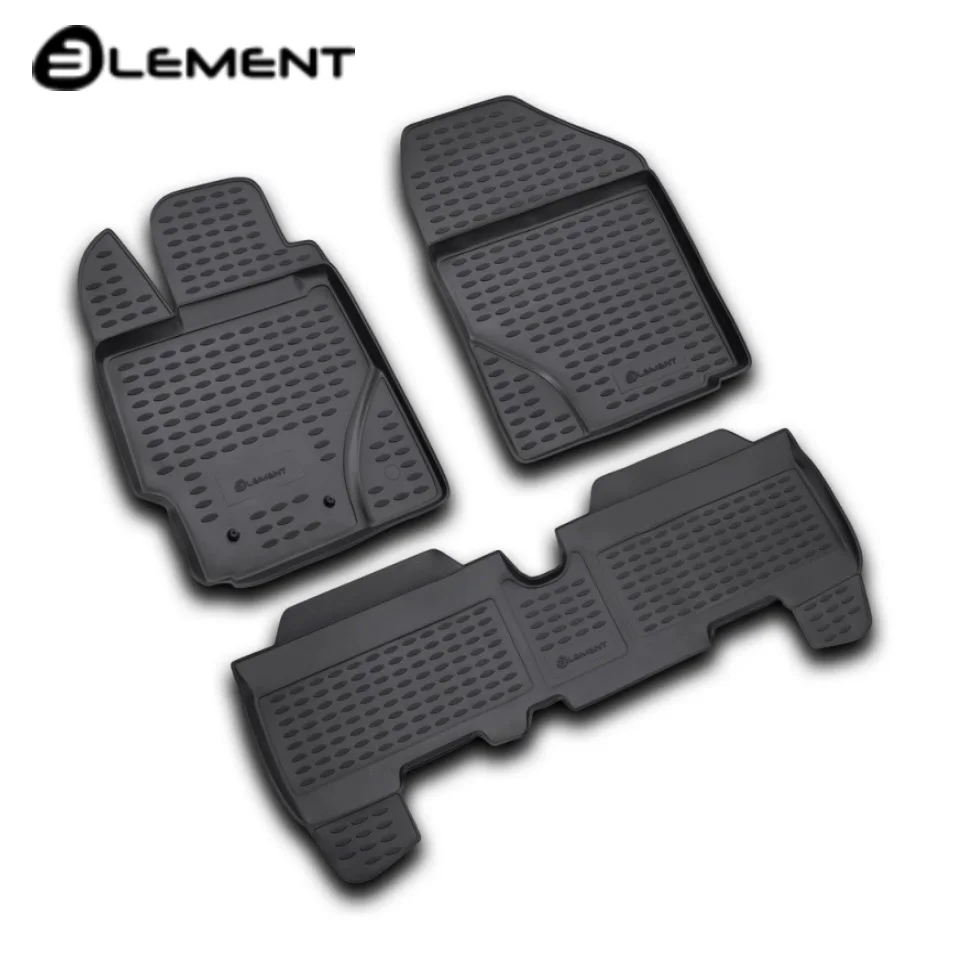 For Toyota Yaris 2006 2010 floor mats into saloon 3 pcs/set Element