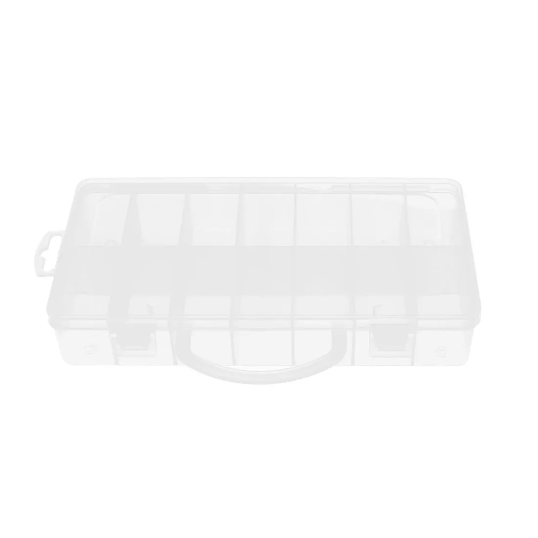 UXCELL Clear Plastic 14 Compartment Jewelry Electronic Component