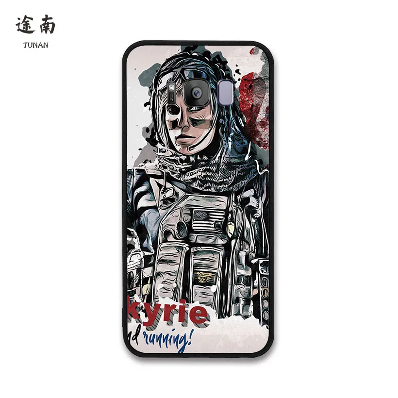 Прохладный rainbow six осада gema Coque принципиально для Samsung S8 Plus S7 край J3 2015 2016 2017 A320