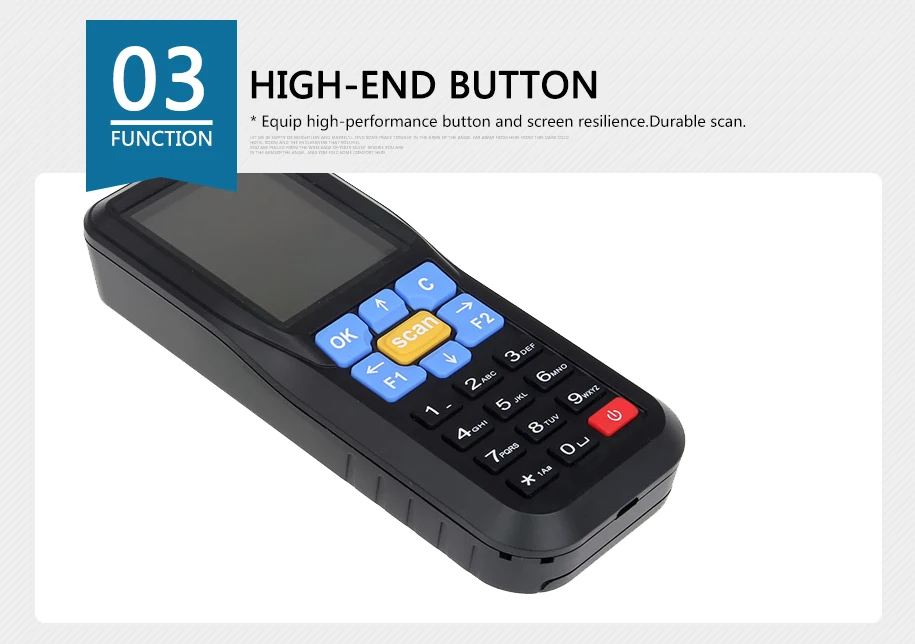 Coletor de Data sem Fio Código de Barras Leitor de Código de Barras Armazenamento de Dados Coletor de Dados Mini Scanner Leitor Grande Inventário Terminal c6 de 5 barras grande armazenamento de dados inventário coletor de dados terminal c6