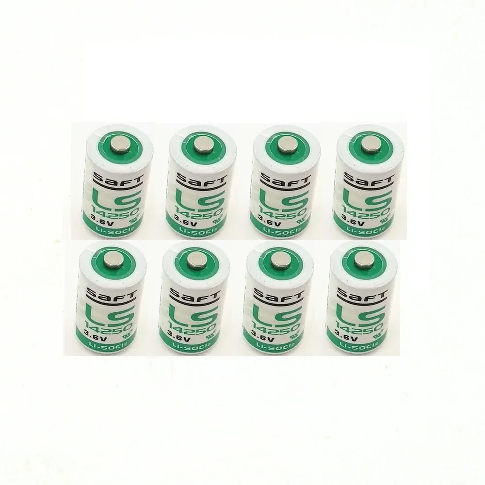 

8pcs/lot New Electronic Equipment Lithium Battery LS14250 1 / 2AA 3.6V PLC Lithium Battery Free Shipping