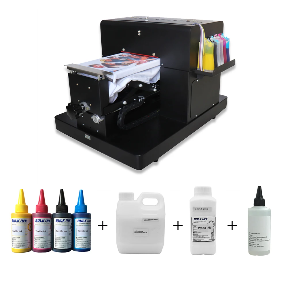 Colorsun A4 планшетный принтер футболка Принтер DTG L805 с текстильными