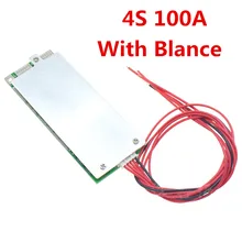 4S 100A 12V Protection Board With Balanced BMS Lithium Iiron Phosphate 3.2V UPS inverter energy storage