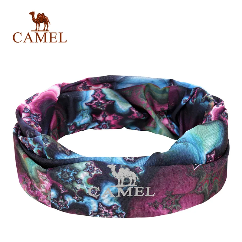 

CAMEL Unisex Print Outdoor Sport Bandana Windproof Soft Flexible Bicycle Headscarf Multifunctional Cycling Hiking Headwear