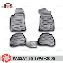 Коврики для Volkswagen Passat B5 1996~ 2005, Нескользящие полиуретановые грязеотталкивающие аксессуары для салона автомобиля
