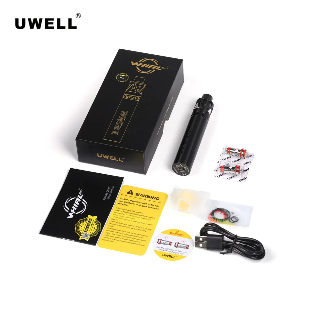 Оригинальная электронная сигарета Uwell Whirl 20 в комплекте с емкостью 700 мАч 2 мл