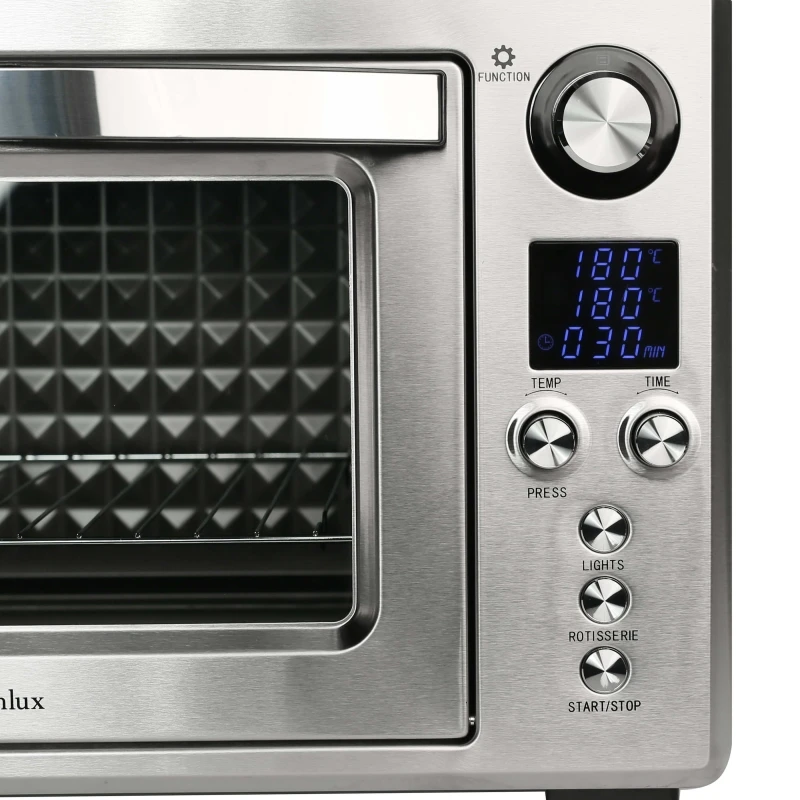 Мини-печь GEMLUX GL-OR-1632 (мощность 1600 Вт, объем 32 л, электронное управление, корпус из нержавеющей стали)