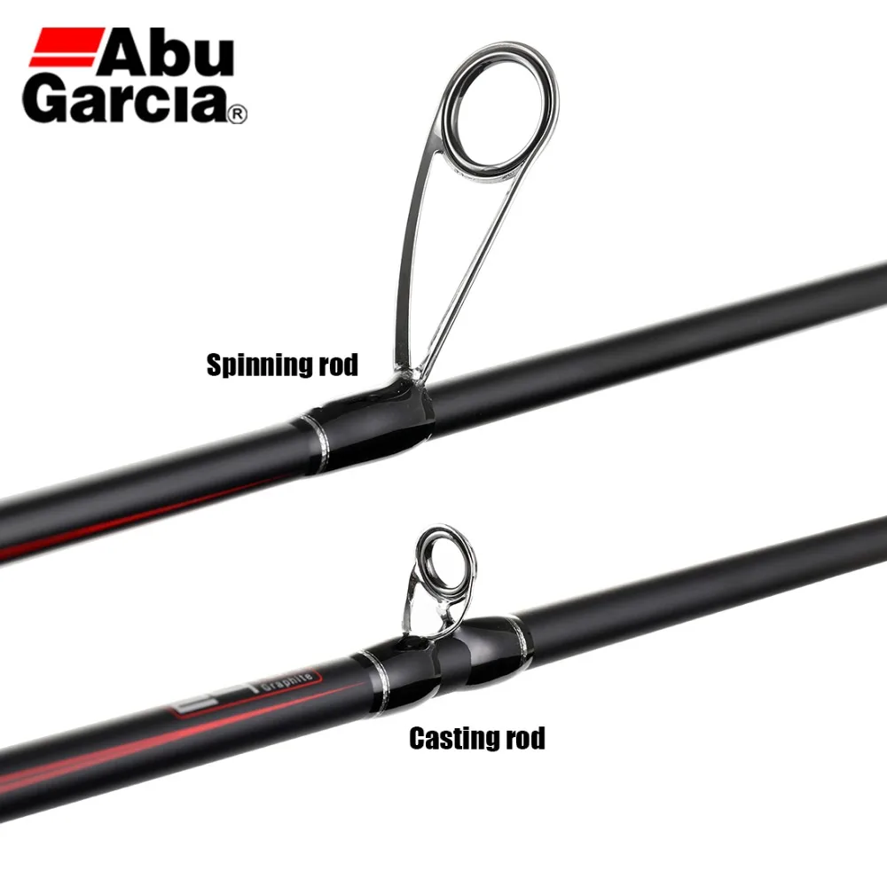 Abu Garcia Black Max BMAX 1,98 м 2,14 м 2,44 м спиннинговая Удочка M мл два наконечника быстрого действия углеродное волокно Морская Рыбалка снасти