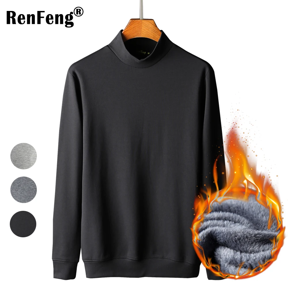 

Men's Crewneck Fleece Pullover Sweatshirt Men Fashion 2019 Hoodies Clothes Plain Long Sleeve Thermal Undershirts Underwear Shirs