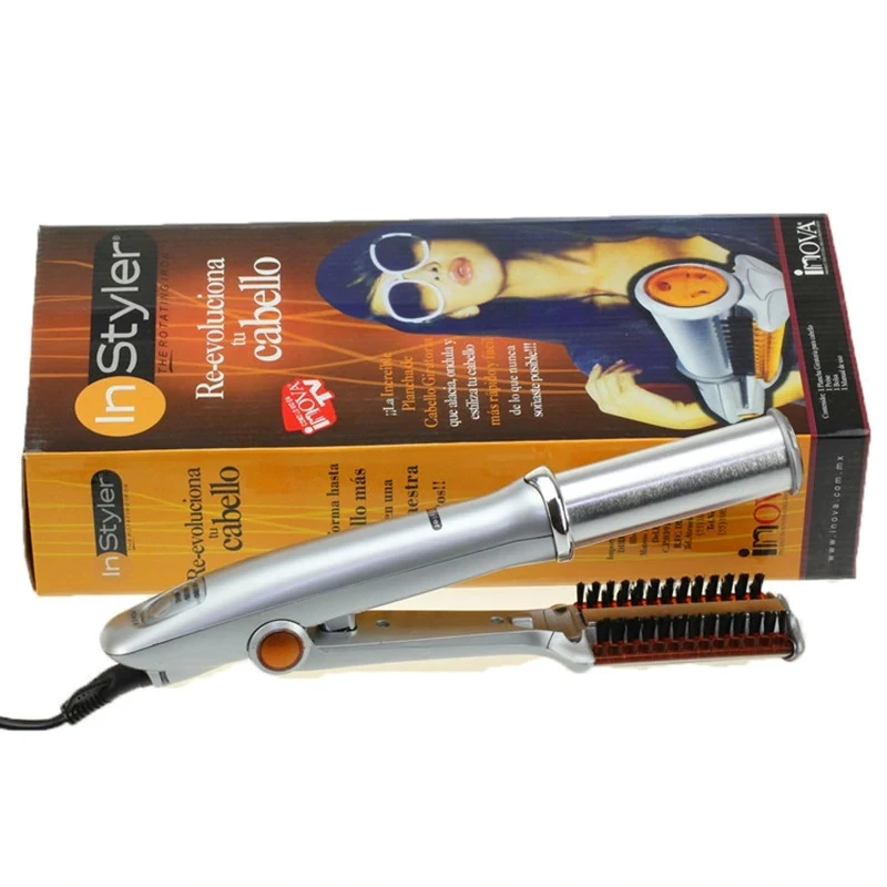 

Shopify Dropshipping Hair Brush Fast Hair Straightener Comb Thermostat Ceramic Electric Rod Spray Scrolls 2 And 1 Hot Sale