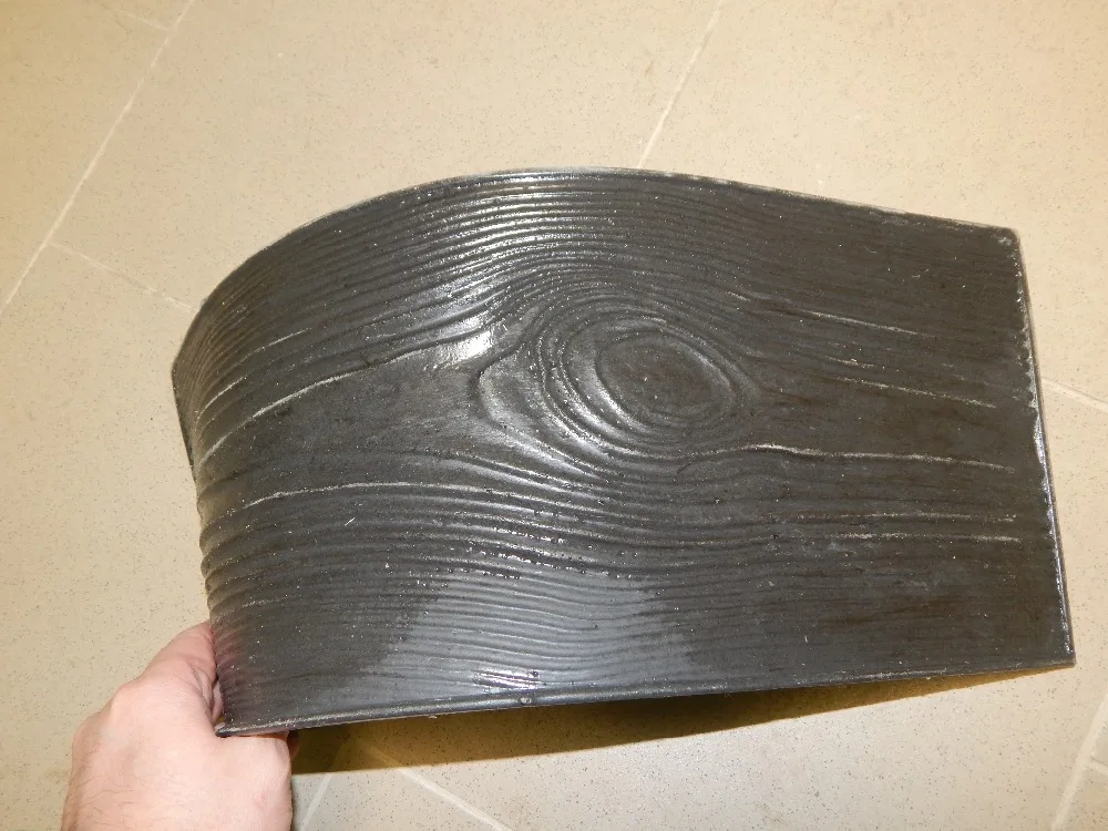 Формы имитации. Штамп матрица под камень для бетона. Форма для плитки под дерево. Полиуретановые штампы для бетона. Форма для тротуарной плитки соты 48x40x5 см комплект-2 шт.