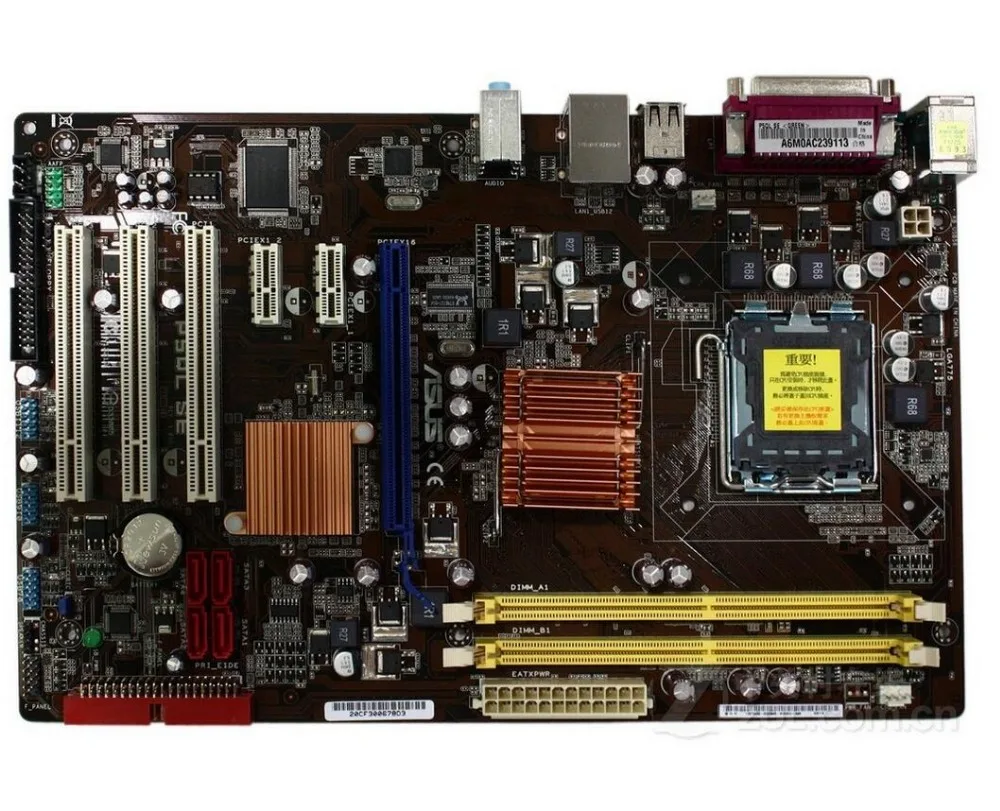 Разъем LGA 775 для ASUS P5QL SE оригинальный б/у Рабочий стол Intel P43 материнская плата DDR2