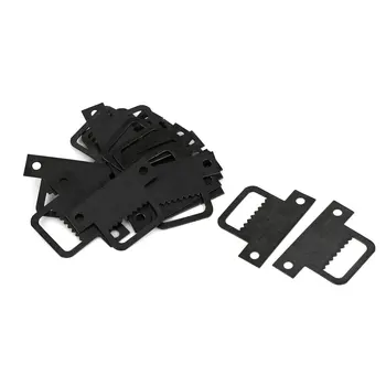 

UXCELL 20Pcs/lot T Shape Saw Tooth Sawtooth Hangers 32x8x22mm M3 Hole Picture Frame Hanging Hooks with Screws