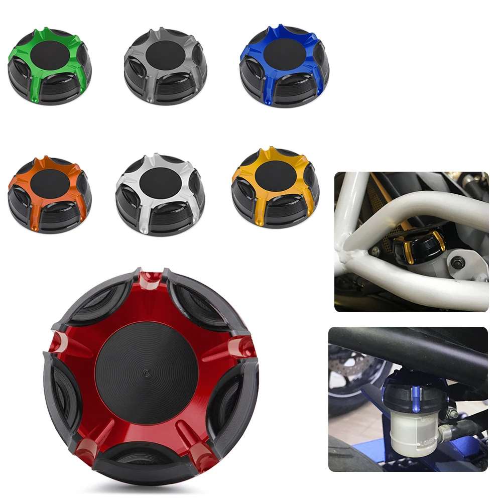 

Rear Brake Oil Reservoir Clutch Tank Fluid Cover Cap for Ducati Monster Diavel Multistrada