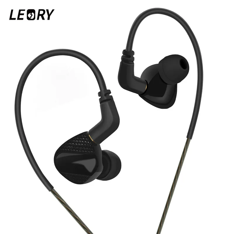

LEORY EB600 2DD+1BA Balanced Armature Hybrid Earphone HiFi Audiophile Stereo Earphone Earbuds In Ear Wired Earphone