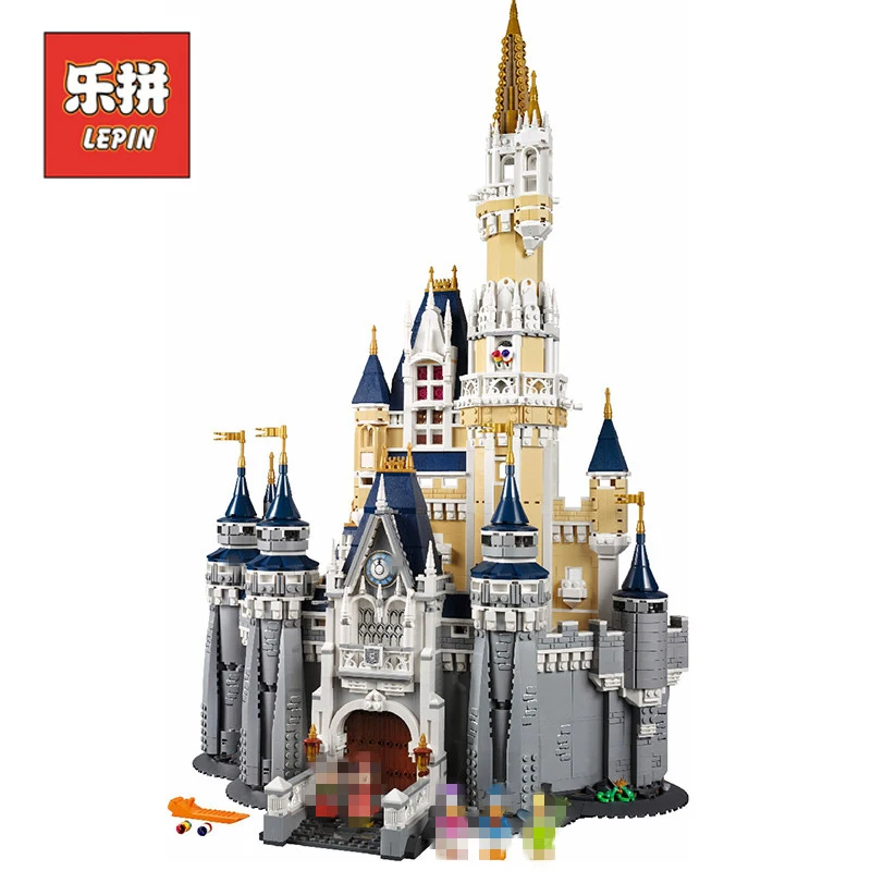 

In Stock Lepin Set City Street Figures 4080Pcs 16008 Cinderella Princess Castle Model Building Kits Blocks Bricks Kids Toy 71040