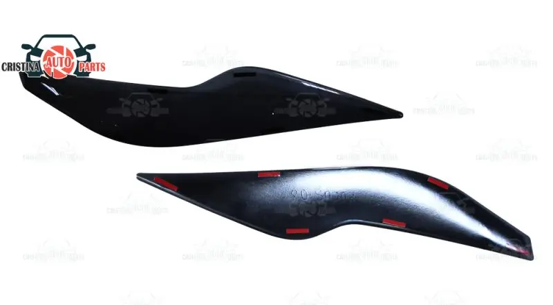 Цена Брови для Ford Focus 2 2008 ~ 2011 для фар реснички ресницы пластиковые молдинги Декоративные Накладки для автомобиля Стайлинг