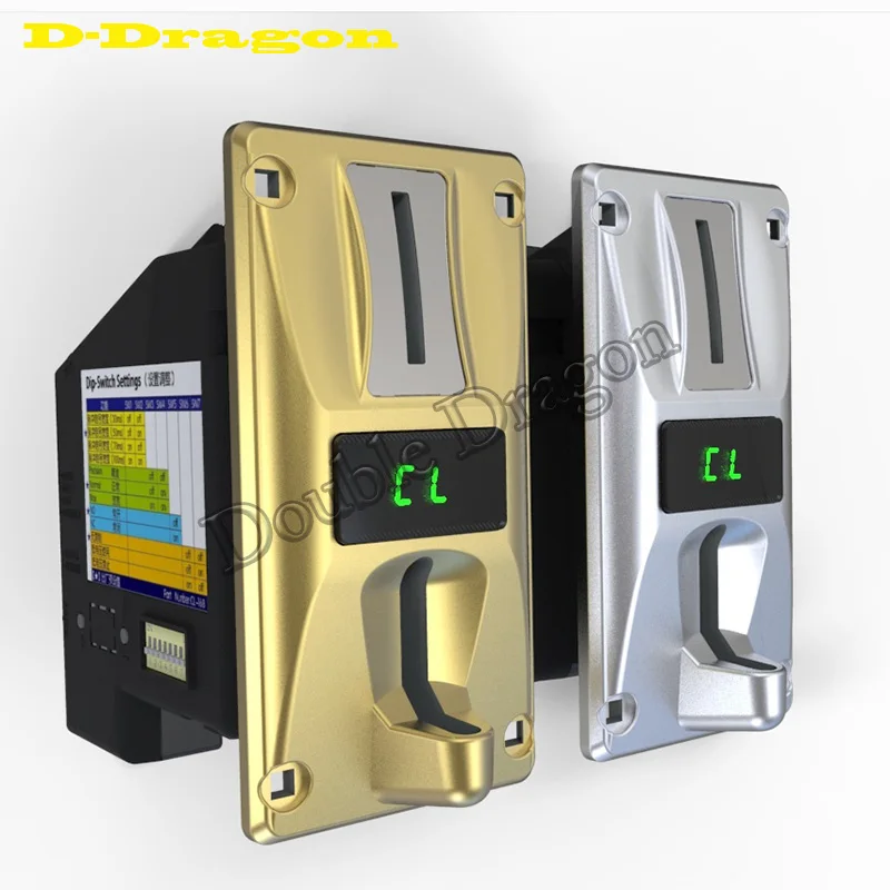 

CL168 Multi coin acceptor for 1 2 3 4 6 8 different values coin selector with led coin acceptor for washing machine