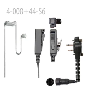 

2-Wire Earp. w/Combined MIC & PTT+Mini Din Plug 44-S6 F21 F14S F24 F24S F25 F33G F3Gs F43G IC-F3000 F3001 F3002 IC3011 F3011