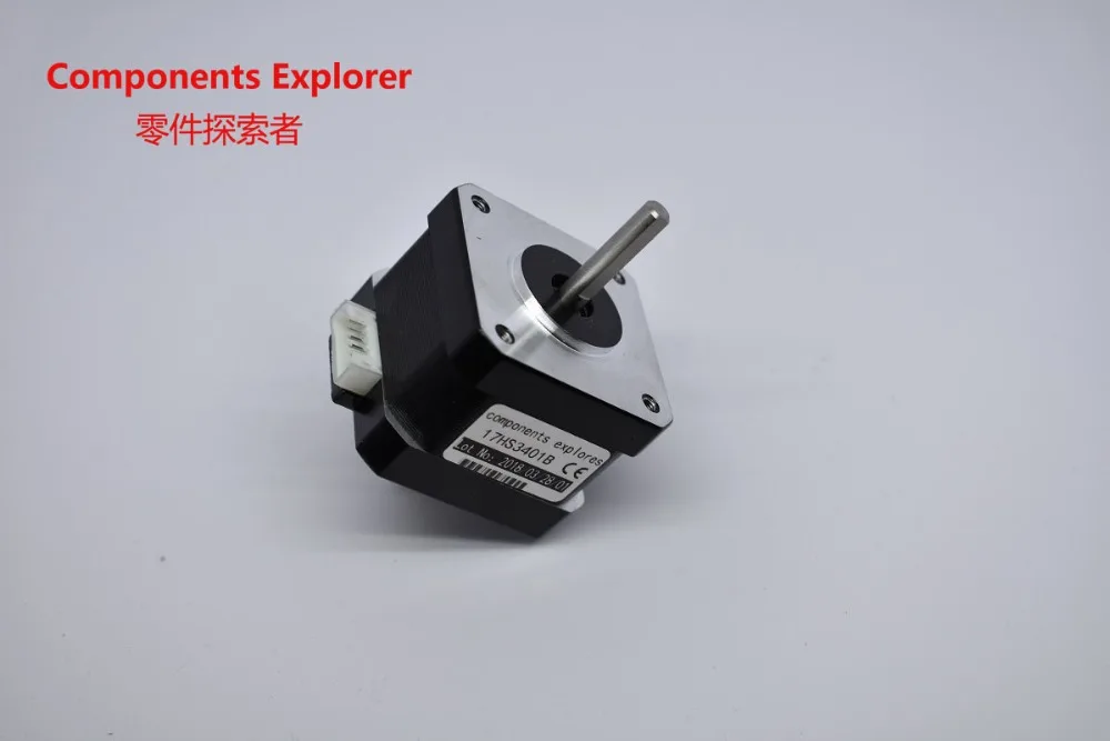 

Two-phase hybrid type 42 stepper motor NEMA17 17HS3401B 3D printer motor factory direct sales