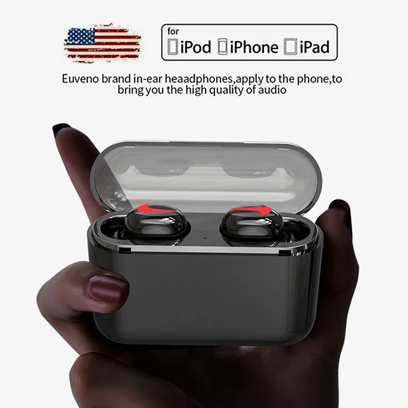 HBQ Q32 TWS беспроводные Bluetooth наушники свободные руки спортивные игровая гарнитура с