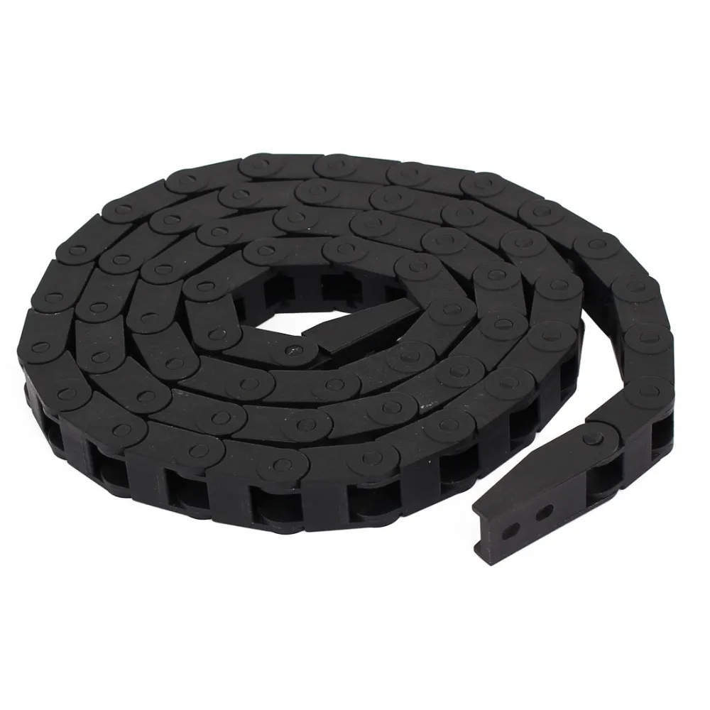 

1Pcs Cable Drag Chain 7x7mm 1.02M Long Plastic Open Type Cable Carrier Drag Chain Towline CNC Machine Tools Transmission Chains