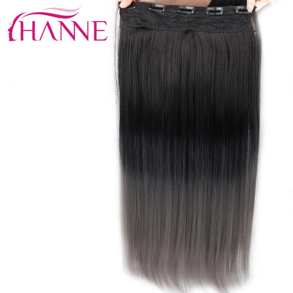 grey clip in hair straight07