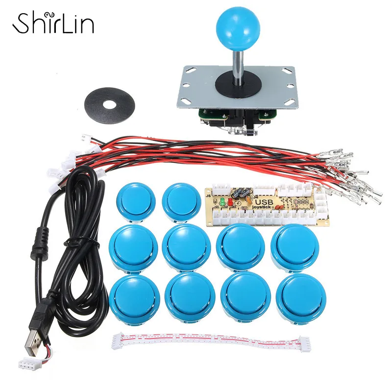 

Zero Delay Joystick Arcade Game Controller USB Joystick Set for MAME for Raspberry Pi Joystick Arcade for Arcade Game Machine