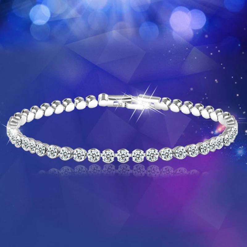 

New Fashion Roman Style Woman Bracelet Wristband Crystal Bracelets Gifts Jewelry Accessories Fantastic Wristlet Trinket VB851