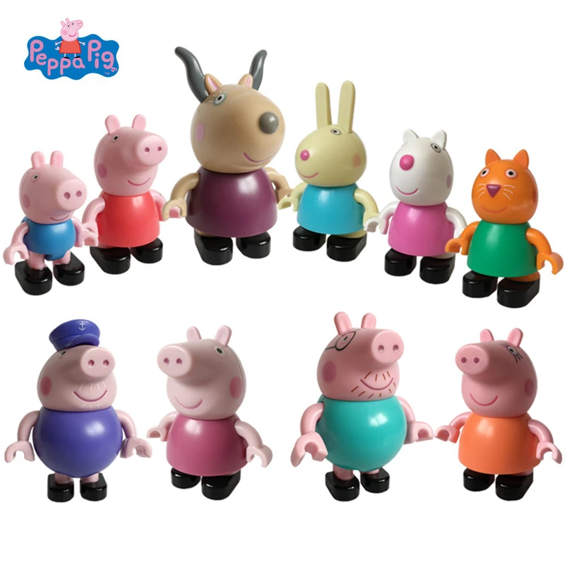 peppa pig family and friends figures