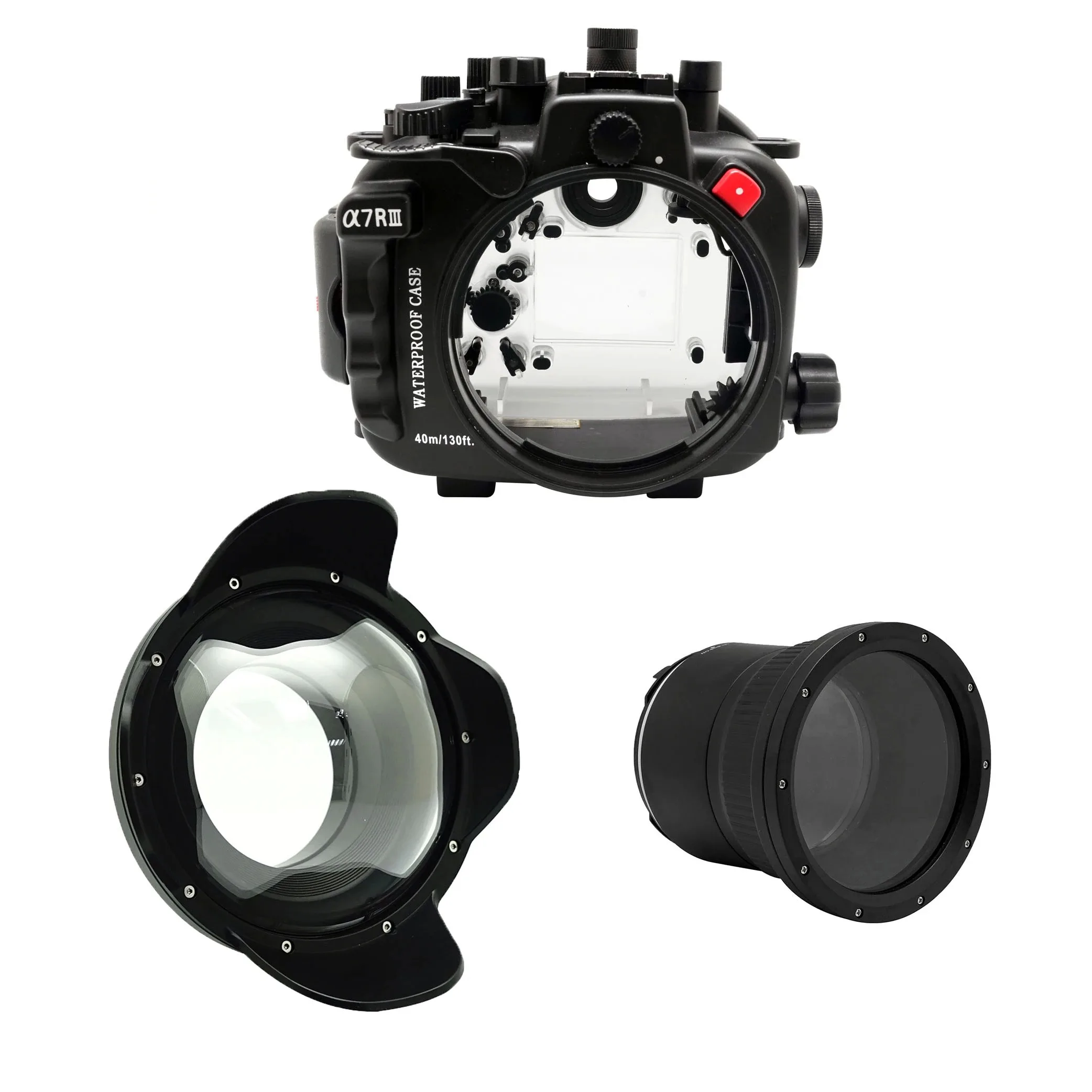 Чехол для подводной камеры Seafrogs 40 м 2 8 футов Sony A7III A7 III A7M3 A7R с 90 мм f/1 4 Sigma 35 f/|Сумки