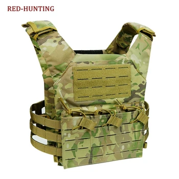 

Enhanced Tactical JPC Vest Chest Rig Jumper Carrier Airsoft Nylon MOLLE Gear for Paintball Hunting