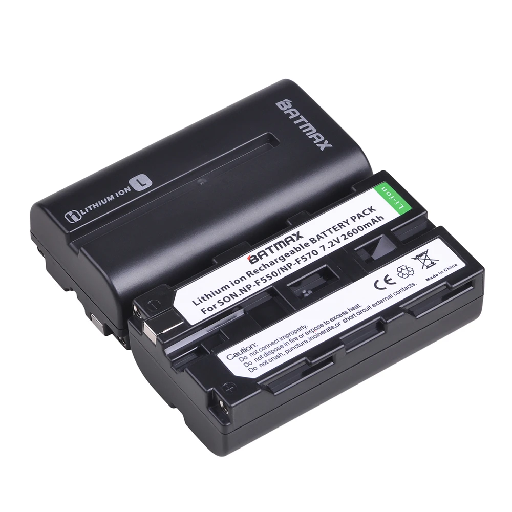 Replacement for Sony NP-F330 Battery Compatible with Sony NP-F550 Digital Camera Battery 2200mAh 7.2V Lithium-Ion 