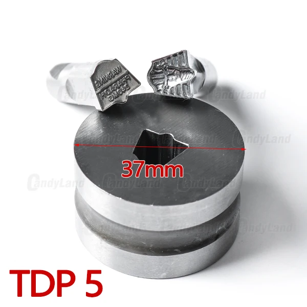 CandyLand Pha Tablet Die Pill Press Die Candy Punch Die Set Custom Logo Punch Die Cast Pill Press For Tablet TDP Machine - Цвет: Серебристый