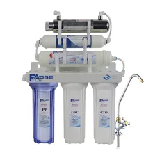 6-Stage Under Sink Alkaline Drinking Water Filtration System,Alkaline Purifier with 6W UV Sterilizer after filter ph of8.00 -9.5 3 stage water filter purifier system