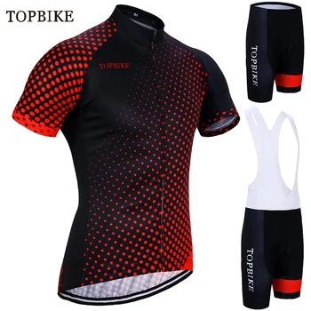 

TOPBIKE Sport Bike dress Team Racing Cycling Jersey Summer Bicycle Cycling Clothing Ropa Ciclismo Breathable MTB Bike Jersey