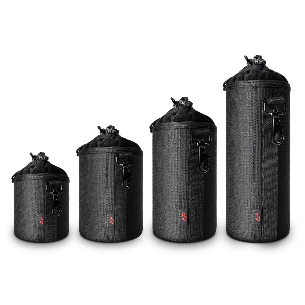 2019 New arrival Neoprene DSLR camera bag protective Camera lens pouch case 4pcs for CANON NIKON SONY | Электроника