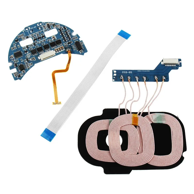 Универсальный DIY 9V 1 2A Type C порт беспроводной зарядки PCBA три катушки печатная плата