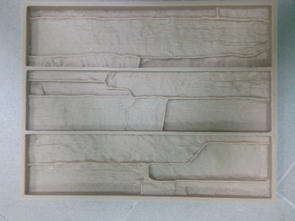 

NEW Polyurethane Molds mould for Concrete new design "Slate 3" Plaster Wall Artificial Stone Cement Tiles Decorative wall molds