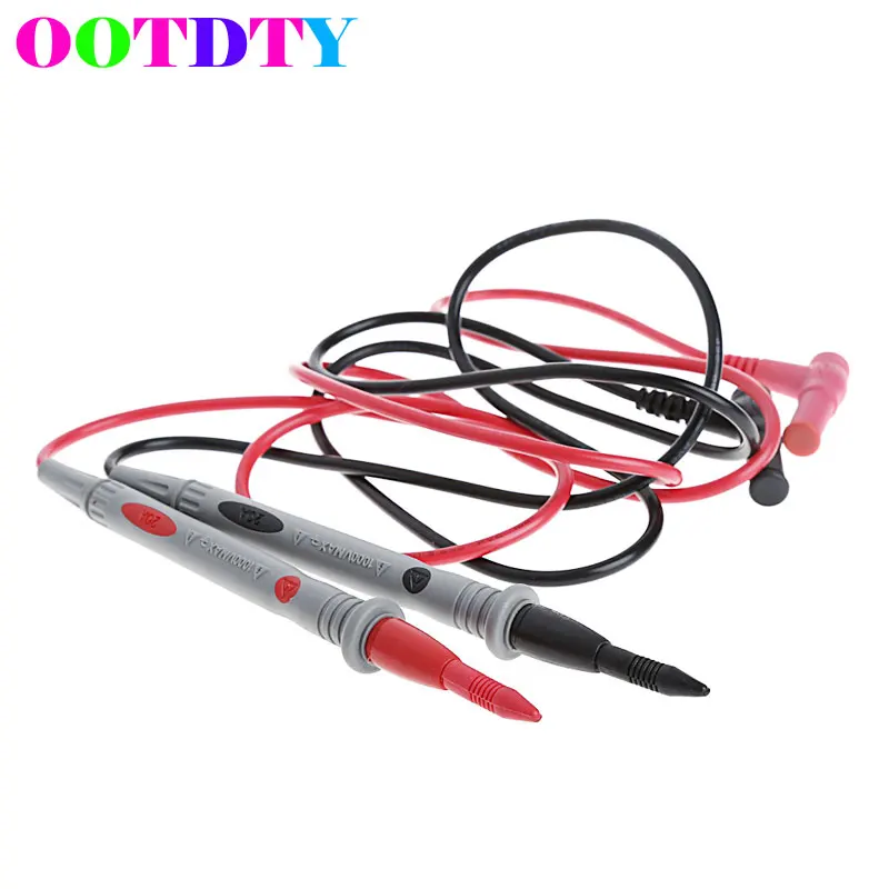 

OOTDTY Needle Tip Probe Test Leads Pin 1000 V 20A Universal Digital Multimeter Multi Meter Tester Lead Probe Wire Pen APR21_10