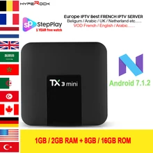 

1G 8G/2G 16G 4K Android7.1 Quad Core Internet TV Box Amlogic S905w Support Wifi/Youtube/Araicb IPTV Set top box