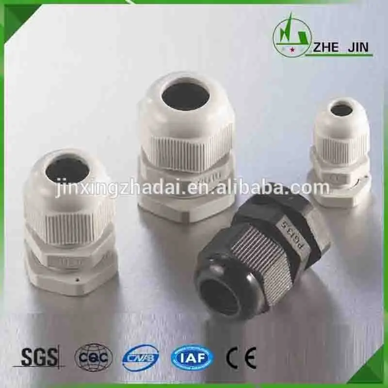 ZHEJIN (100 шт) IP68 PG7 3 5-6 мм Пластиковые водонепроницаемые разъемы нейлоновые