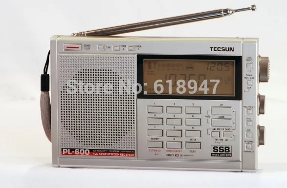 Розничная- Tecsun pl600 FM радио стерео PL-600 fm радио часы радио