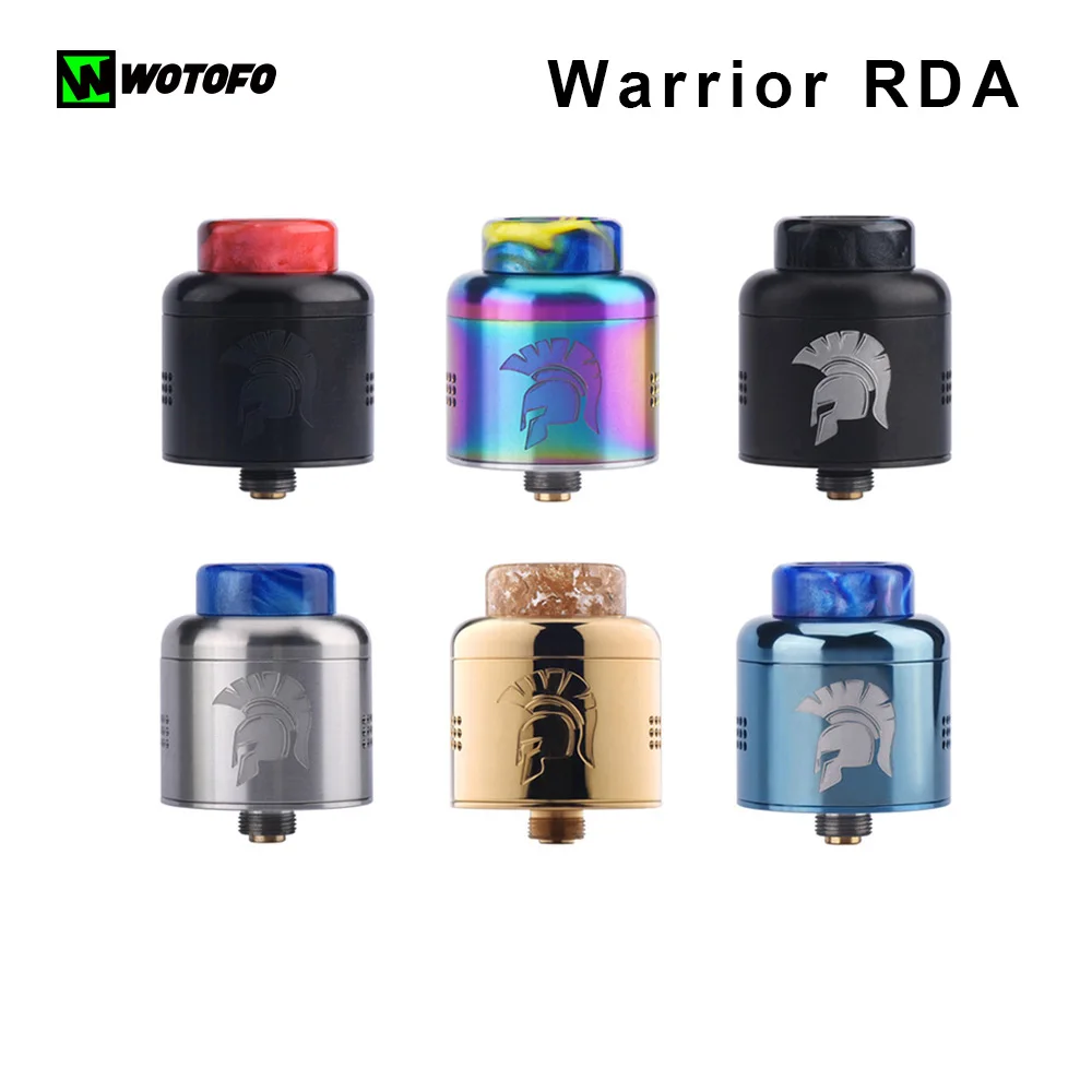 

Original Wotofo Warrior RDA Atomizer Electronic Cigarette Fit 25mm 510 Box Mod Rebuildable Dripping Atomizer