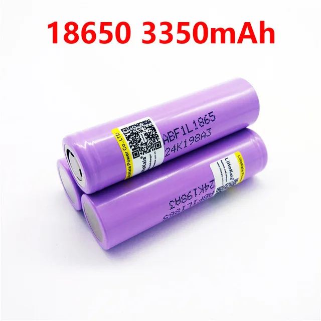 Liitokala lii-F1L 3,6 V 18650 INR18650 F1L 3350mAh 4,2 V отсекающая аккумуляторная батарея для