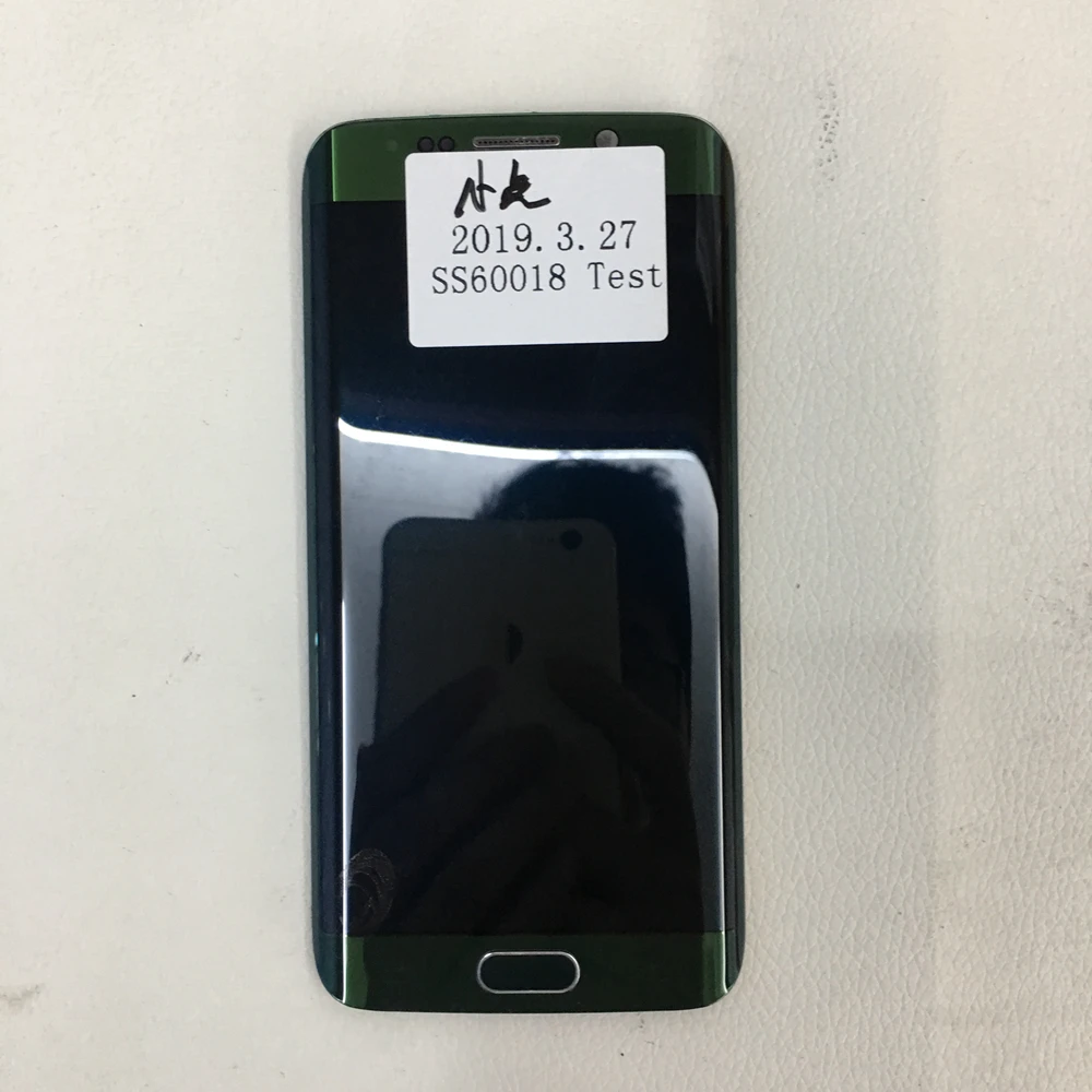 

Novecel LCD Display Touch Screen Digitizer Assembly With Frame Little point for Samsung Galaxy S6 Edge Green LCD Replacement